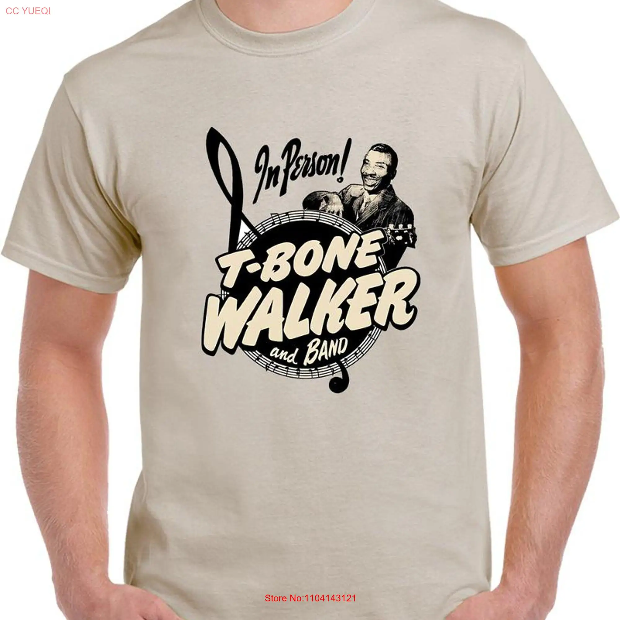 Retro T Bone Walker Shirt long or short sleeves