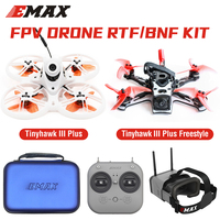 EMAX Tinyhawk III Plus/Plus Freestyle FPV Racing Drone Kit RTF BNF 1/2S 2.4GHz ELRS with E8 Transmitter Analog/HD Zero