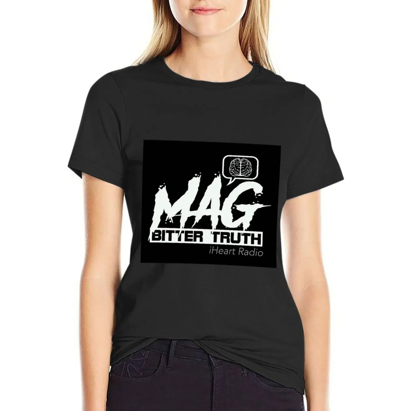 

MAG BITTER TRUTH iHeart Radio 2 T-Shirt tees shirts graphic tees oversized tshirts woman