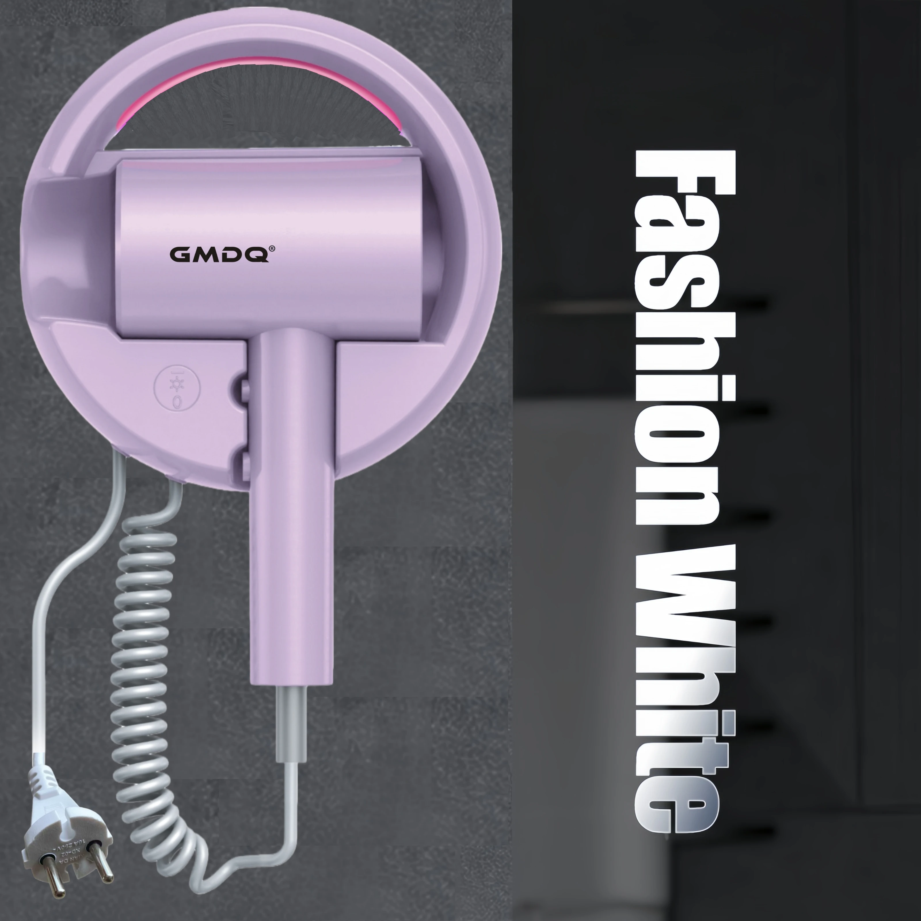 Фен Gmdq европейского стандарт – обзор и цена Wall Mount Hotel Hair Dryer 1800W