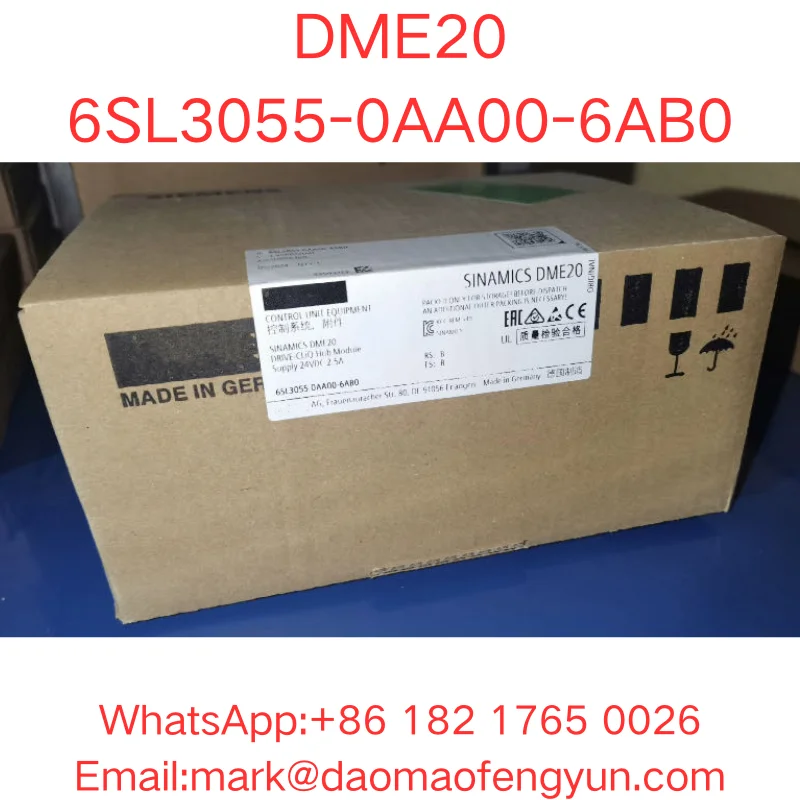 6SL3055-0AA00-6AB0 Brand New SINAMICS DME20 DRIVE-CLIQ MODULE EXTERNAL