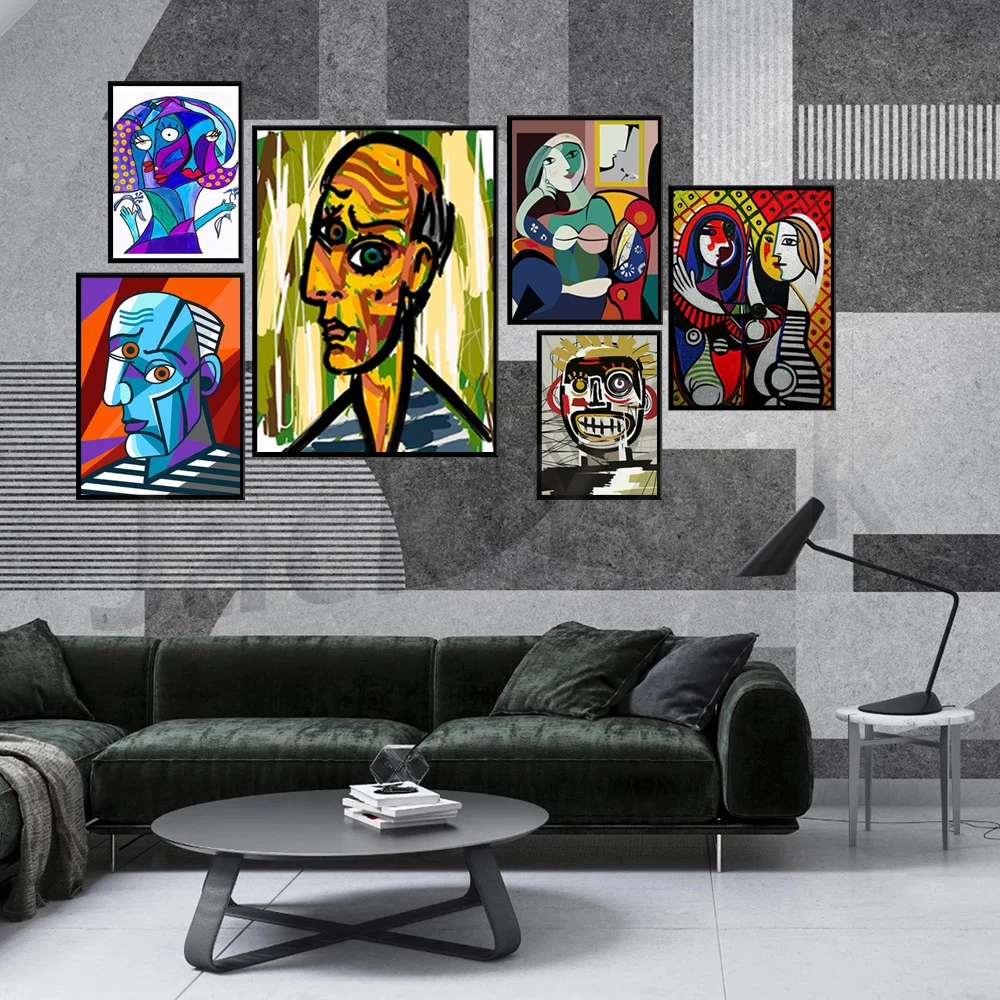 Picasso Poster Art |  Picasso Prints | Digital Exhibition Posters | Pablo Picasso Digital Wall Art | Picasso Art Print