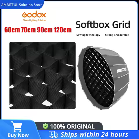 AMBITFUL Softbox Honeycomb Grid 60cm 70cm 90cm 120cm for Godox AMBITFUL Aputure Nanlite Neewer Deep Parabolic Softbox Grid