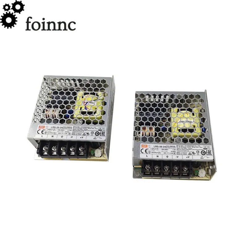 단일 출력 스위칭 전원 공급 장치, CNC 기계, MEAN WELL AC100-240V, LRS-35 시리즈, LRS-50 시리즈, 35 W, 50W