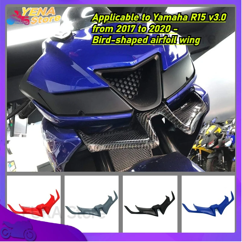 

Suitable for Yamaha R15 v3.0 from 2017 to 2020, the lower cover of the aerodynamic wing plate under the front fairing