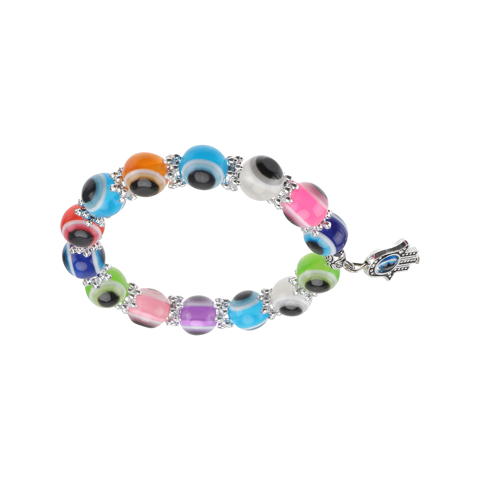 

1Pcs Hand Bracelet Retro Evil Eye Beaded Stylish Women Charm Amulet Unique Design Vintage Jewelry Beaded Bracelet