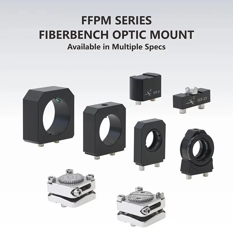 FFPM Series FiberBench Optical Mount with Kinematic Tip, Tilt and Rotation Adjustment