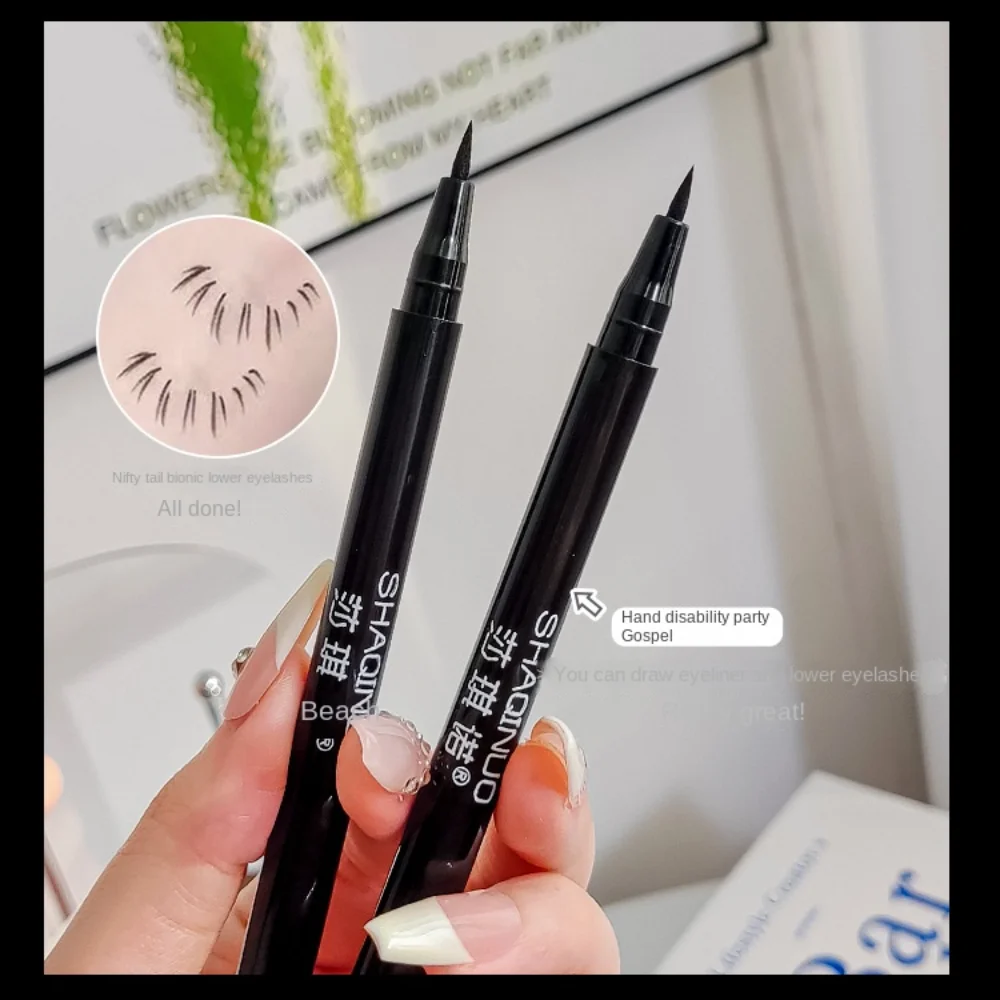 Black Eye Makeup Tool Ultrafijne vloeibare eyeliner Langdurige eyeliner Pen Cosmetische natuurlijke eyeliner Gelpotlood Beginnersmake-up