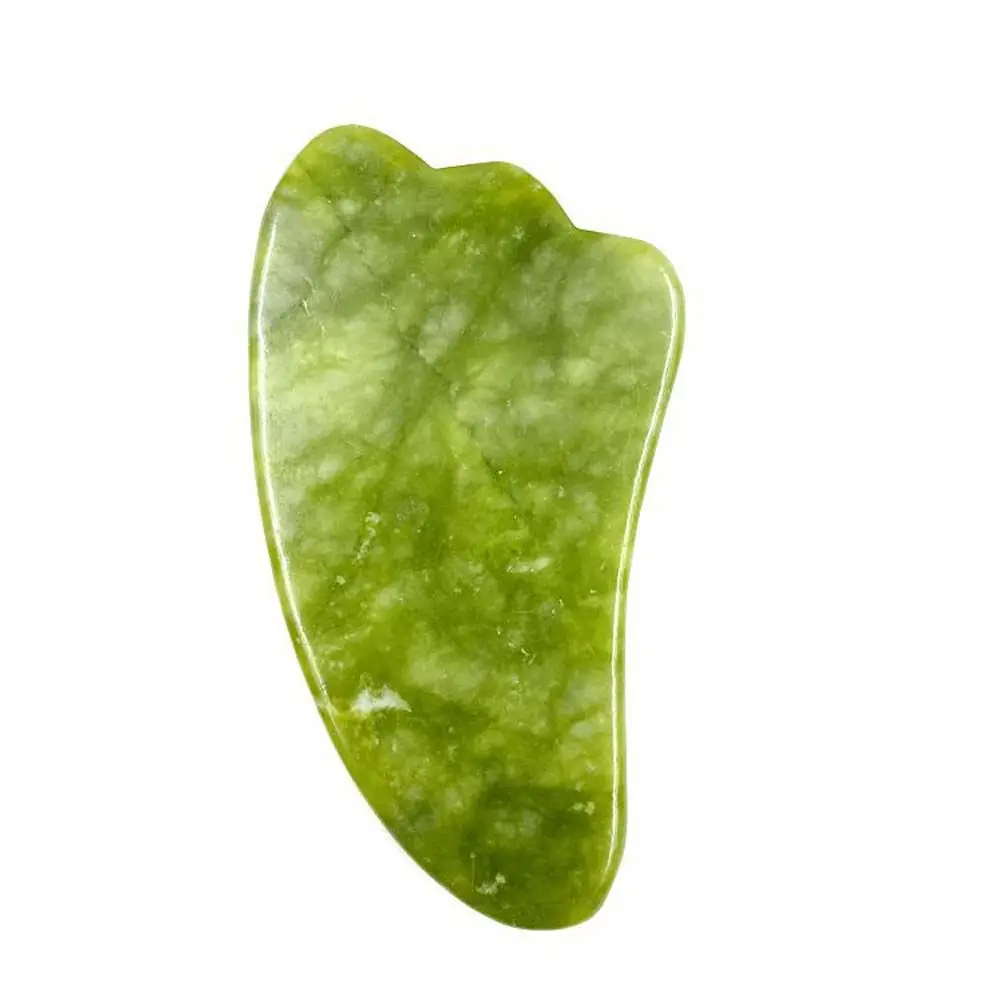 Skin Lifting SPA Beauty Tools Face Thin Natural Jade stone Gouache Scraper Gua Sha Board Scrapping Plate Facial Massager
