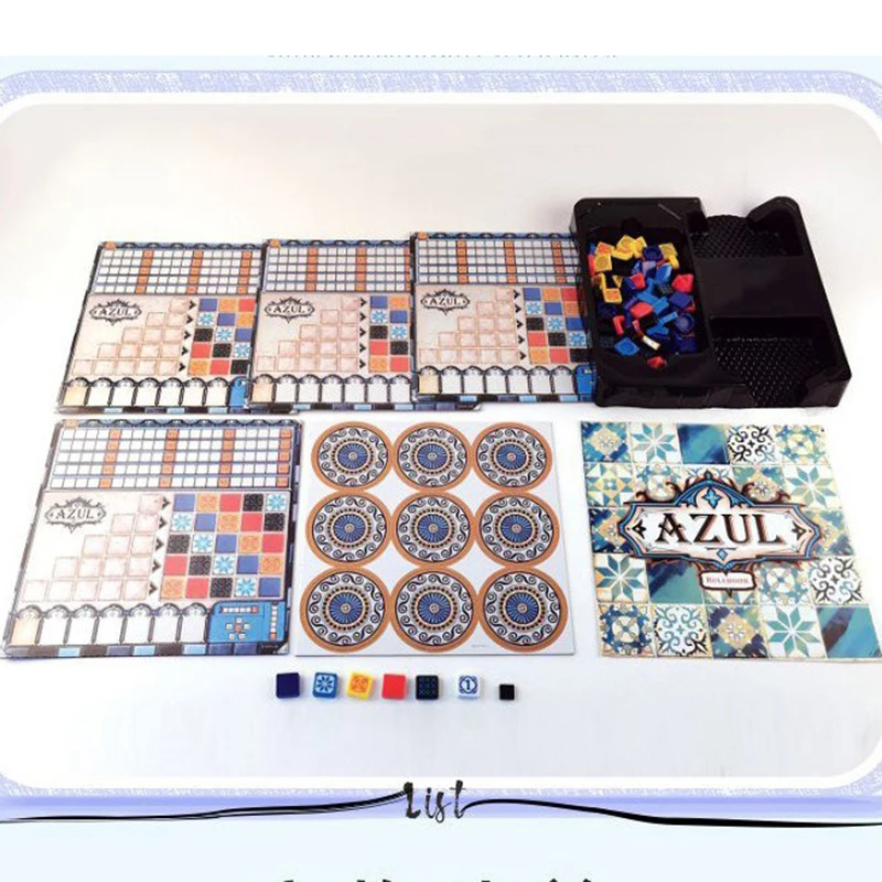 AZUL Painted Brick Master Toys Board Games Painted Brick Story Parent-child Family Party Game Strategy Card Gift for Adults