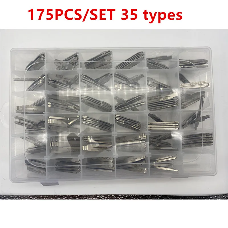 175Pcs/Set Car Key Blade 35 Type KD Key Blade Set For KD KEYDIY VVDI Xhorse Remote For Renault Peugeot Toyota Golf Fiat Citroen