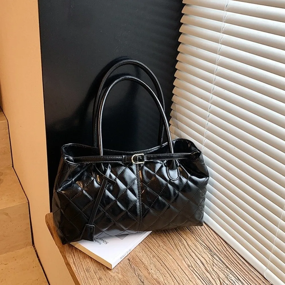 

Новая масляная сумка из искусственной кожи, многофункциональная повседневная сумка на плечо, большая вместительная женская сумка-тоут