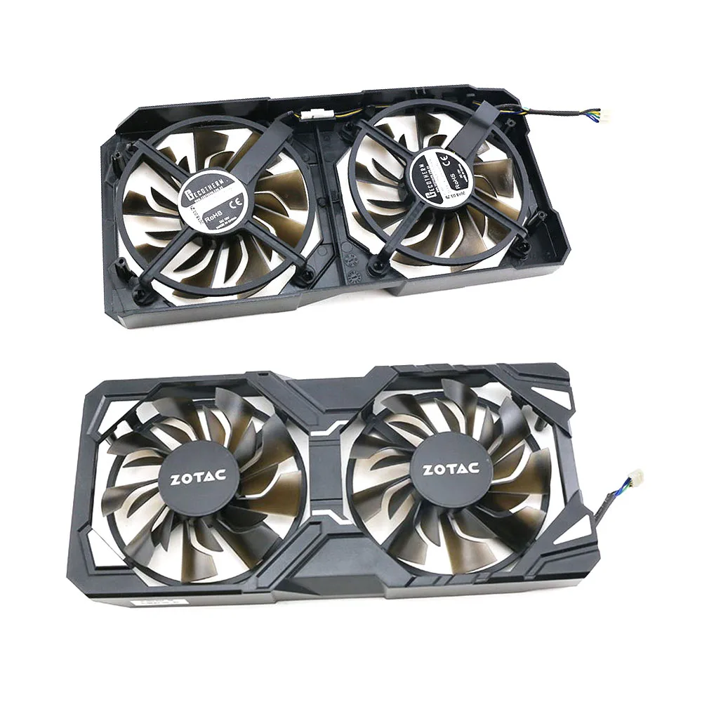 Brand new original 4pin for ZOTAC GeForce P106-100 GTX1060 1063 1066 Destroyer HA graphics card replacement fan panel with fan