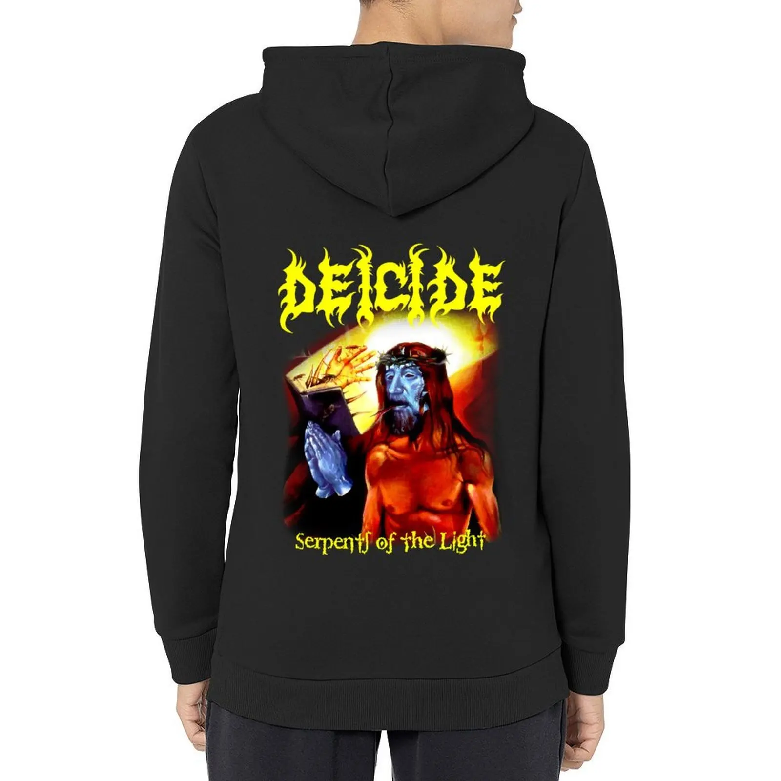 

Deicide - Serpents of the Light Classic Old School Death Metal Funny Cool Hoodie anime clothes big size hoodie