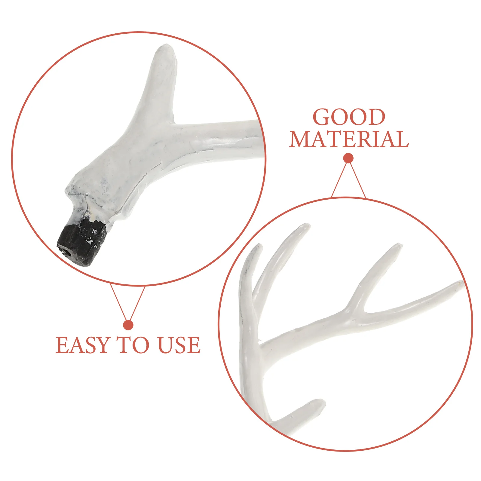 

5pcs 5 Pairs Artificial Deer Antlers Headbands Christmas Plastic for Crafts Accessories Costume