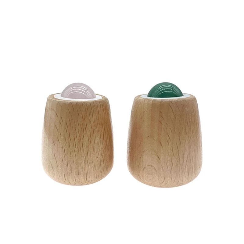 Jade Facial Roller Natural Rose Jade Aventurine Roller Gua Sha Facial Body Massager Roller Jade Stone Massage Set Face Lifting