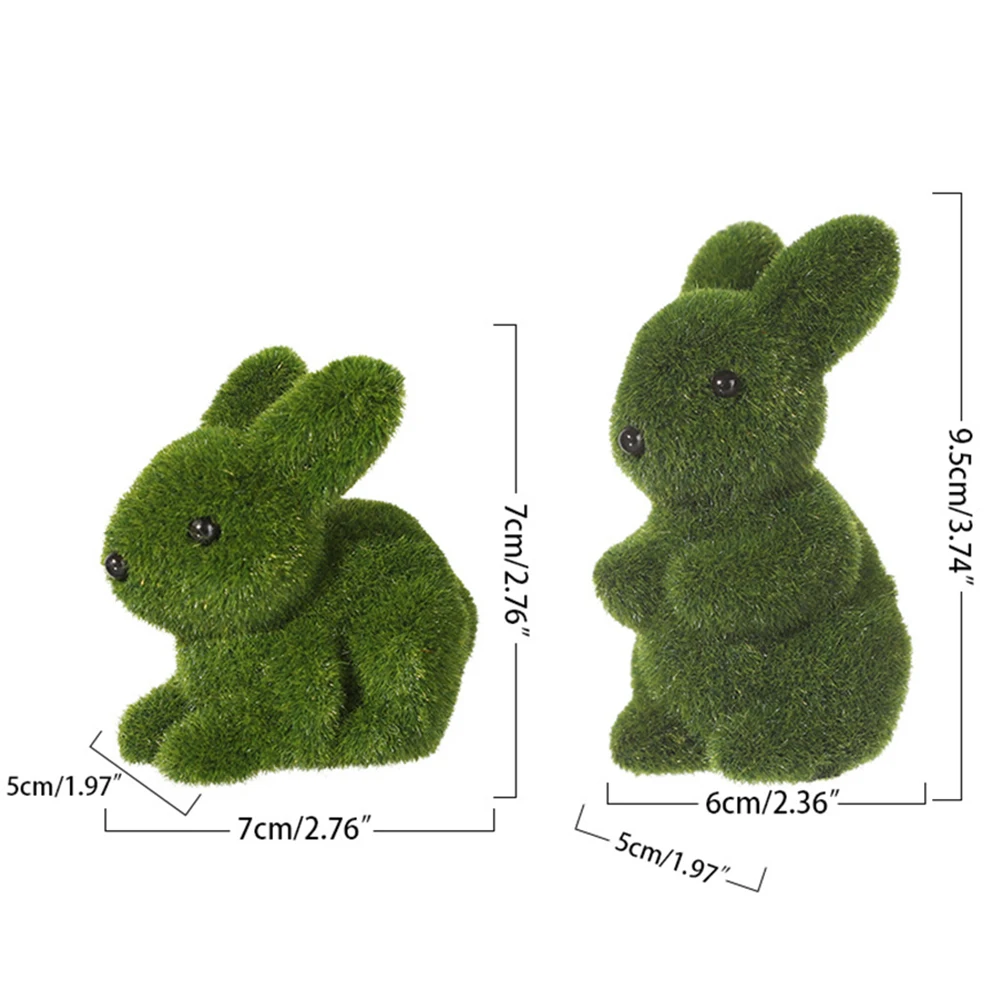 

Flower Bed Decor Outdoor Use Garden Decoration Bunny Sculpture Animal Garden Sculpture Unique Garden Choice Versatile Placement