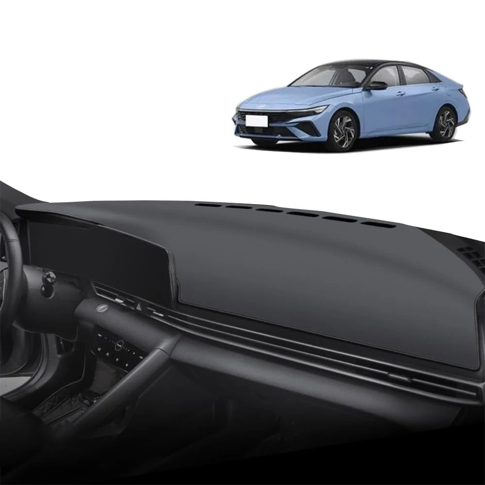 

Dashboard Cover Mat Pad for Hyundai Elantra 2021 20220 2023 2024 2025 Dash Cover PU Leather Protector Sunshield Non-Slip