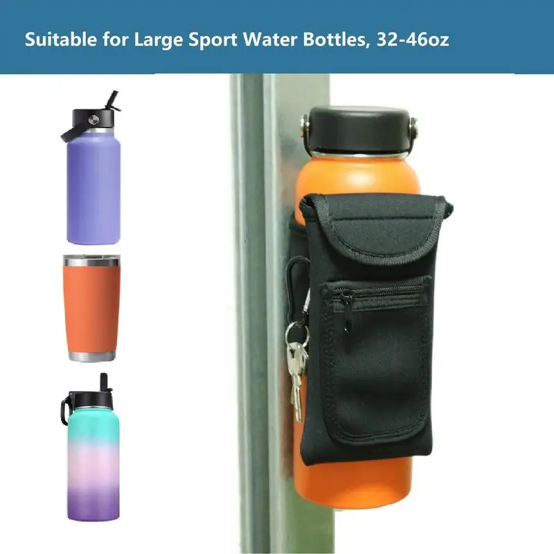 Magnetische Flasche Sporttasche Tragbare Gym Wasserflasche Tasche Halter Magnetische Wasserflasche Hülse Einfache Befestigung Universal Für Fitness