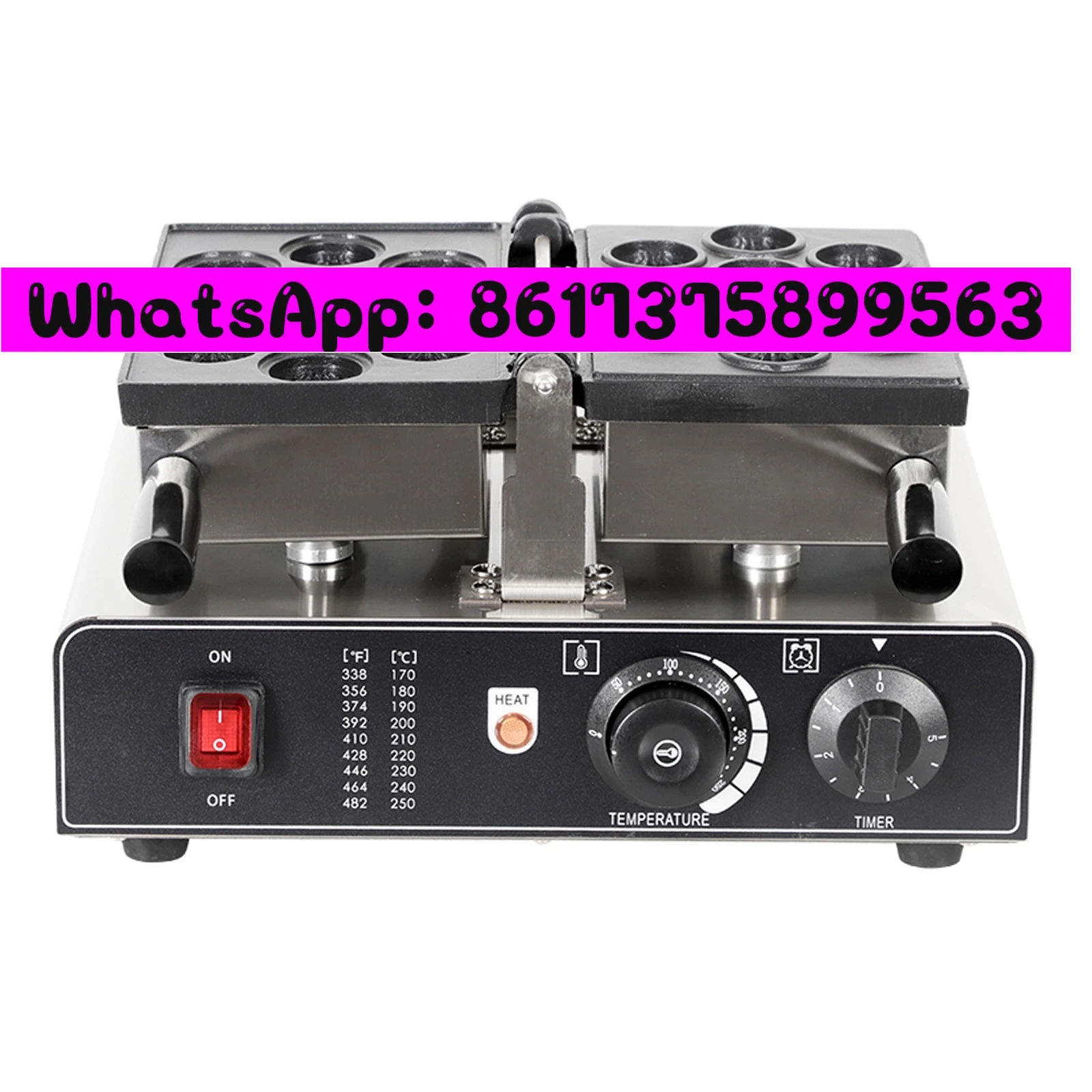 New Condition Industrial Stainless Steel Walnut Shaped Cake Baking hine Non-Stick Walnut Cake Maker