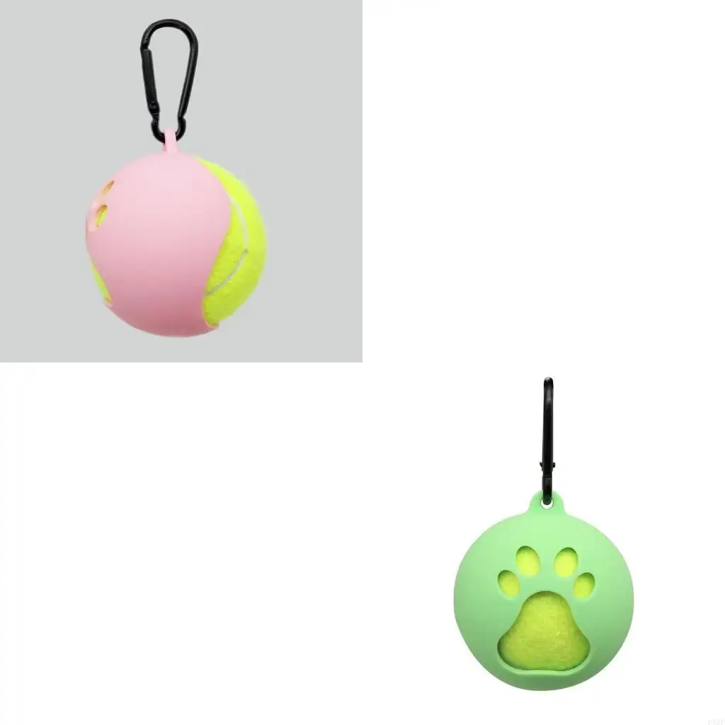 

PXPF Легкий теннисный шарик держатель с собачьим поводком теннисный шарик зажим