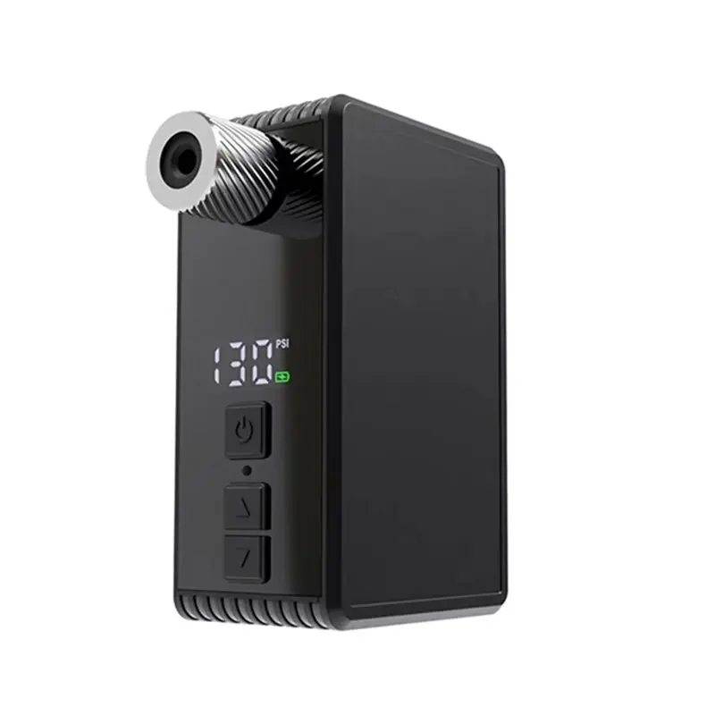 

MTB-Road Bike Schrader Presta Tires 130PSI 800Mah Mini Electric Automatic Air Pump Portable Digital Inflator-AT20