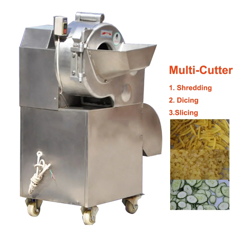 industrial commercial vegetable cutters potato slicing dicer salad cutting machine