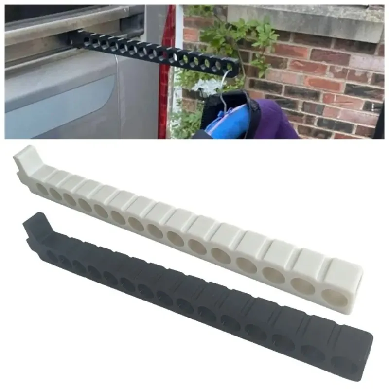 No Drill Detachable RV Track Clothes Rack 3D Printed Portable Clothes Hanging Storage Bar Easy Install RV Camper Van  Organizer