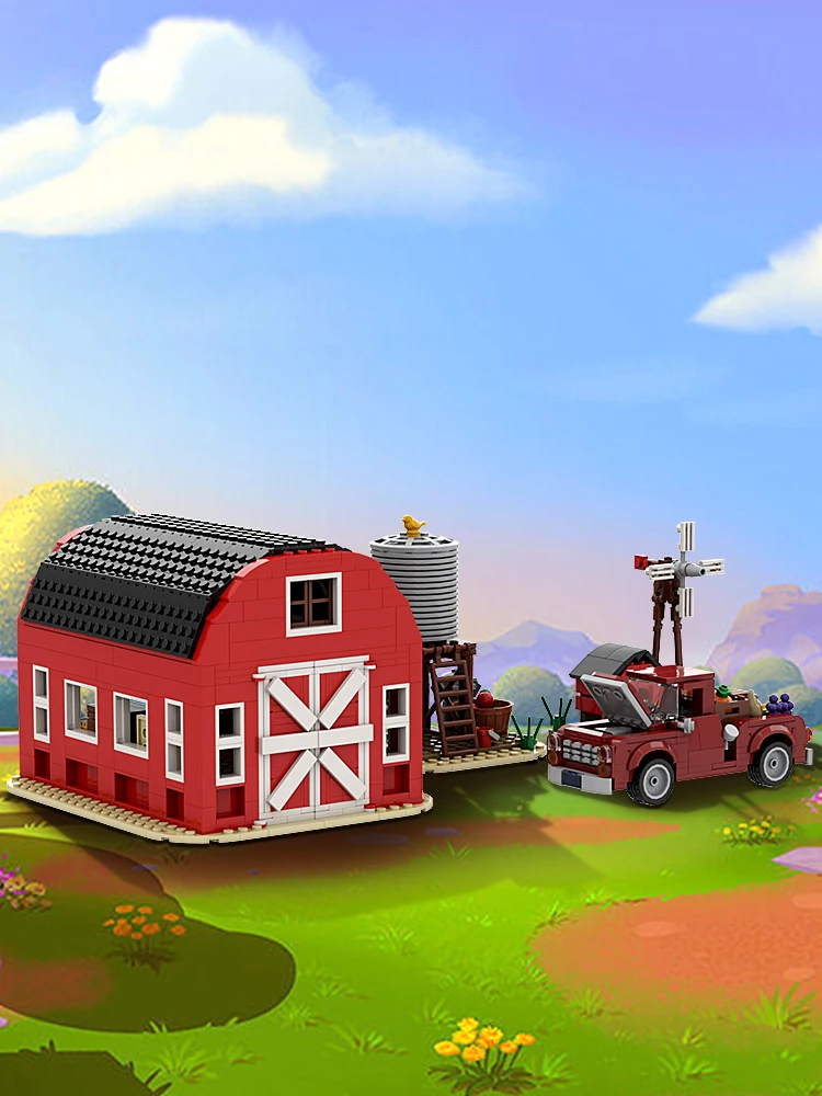 Gobricks Landelijke Boerderij Dier Serie Bouwsteen Set Ranch Yard DIY Bricks Gemonteerd Speelgoed Creatief Educatief Kinderen Speelgoed Geschenken - afbeelding 2