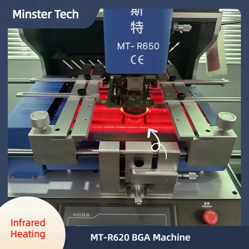BGA Rework Station IC CHIP SMD Reballing Soldering Welding Desoldering Machine for TV Mobile Computer Repair MT-R620 Low Price