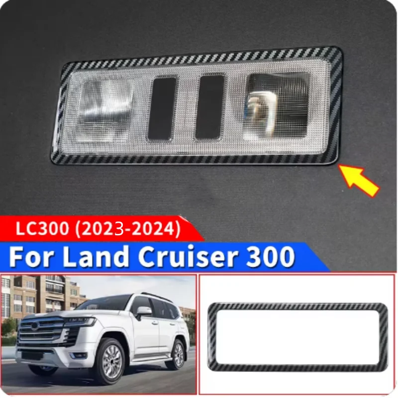 

For Toyota Land Cruiser 300 2023-2024 Rear Reading Lights Decoration Protective Sticker LC300 Interior Accessories Tuning