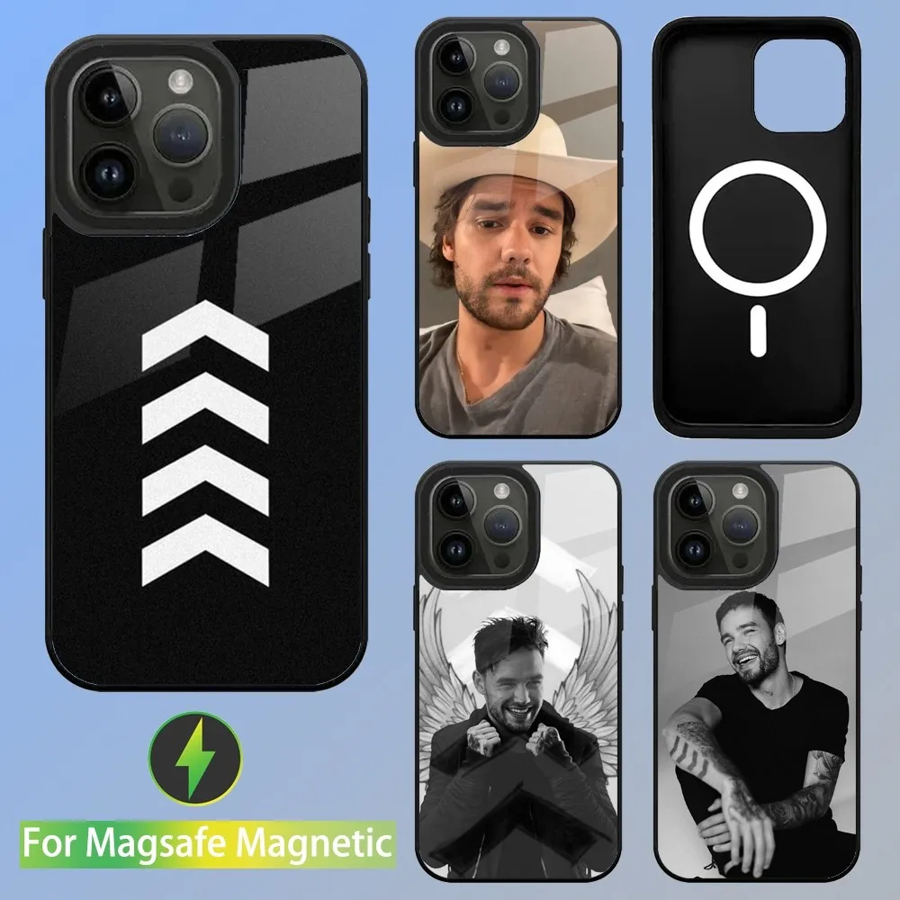 Singer L-Liam P-Payne Phone Case For iPhone 16,15,14,13,12,11,Plus,Pro,Max Mini Magsafe Magnetic Wireless Charging