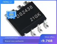 DS2438 2438 DS2438Z SOP8  (Product quantity: 1 pieces)    Brand new genuine product