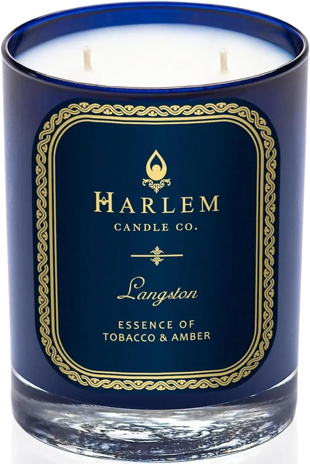 

Luxury Scented Soy Candle, 11 oz - 80-Hour Burn with Jasmine, Sandalwood, Nutmeg, Clove, Vanilla & Leather