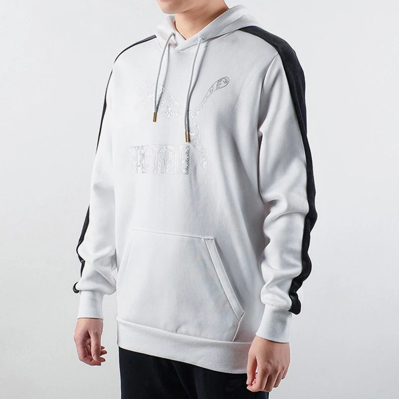 Puma genuine autumn new men's hoodie pullover hooded warm gold label sportswear 530304-02