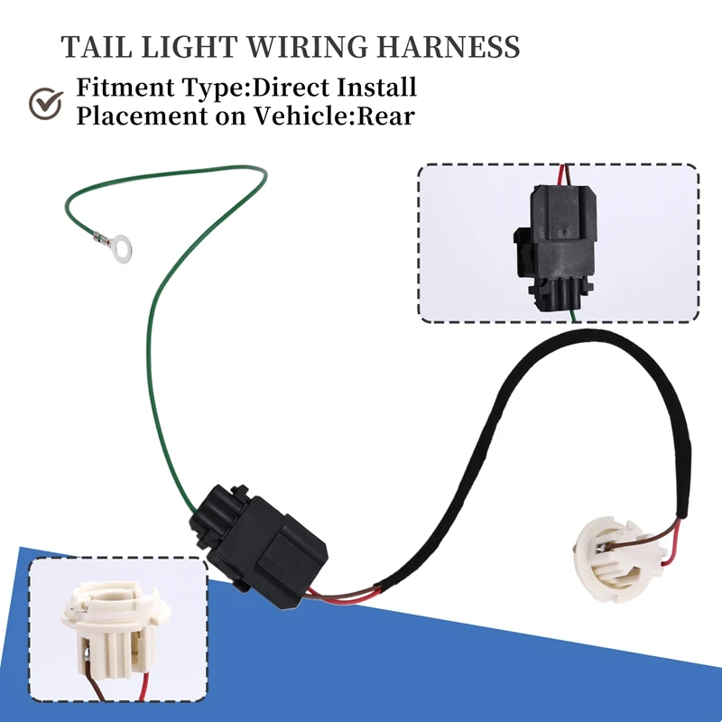 1648260007 Car Tail Light Wiring Harness For Mercedes-Benz W164 ML500 R350 R500 ML320