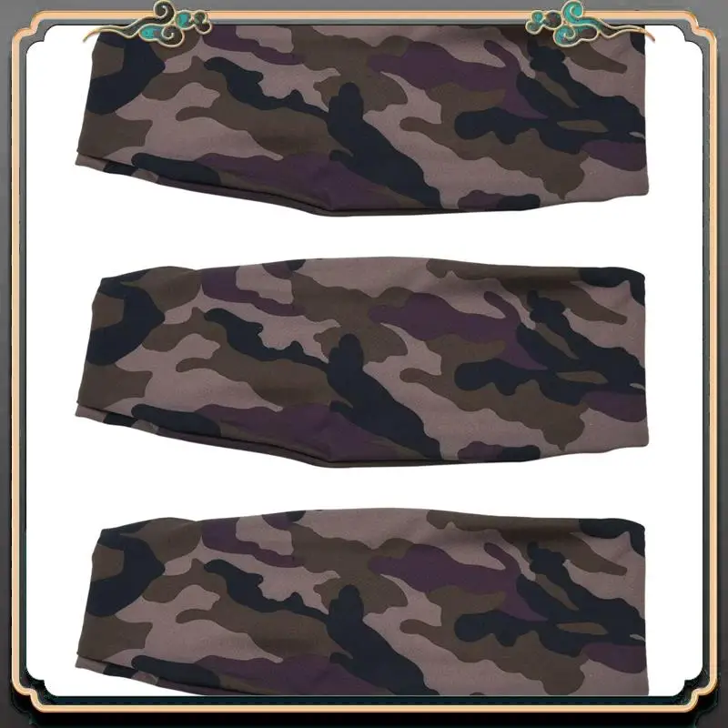 

B11A-3X Спортивная впитывающая спортивная повязка на голову для спортзала, эластичная повязка на голову для мужчин и женщин, повязки на голову для йоги-камуфляж