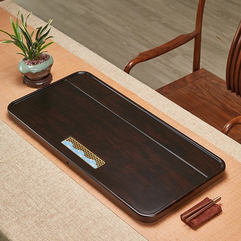 

Tableware Wooden Tea Tray Serving Decorative Luxury Ceremony Office Valet Chinese Tea Tray Living Room Kitchen Bandejas Teaware