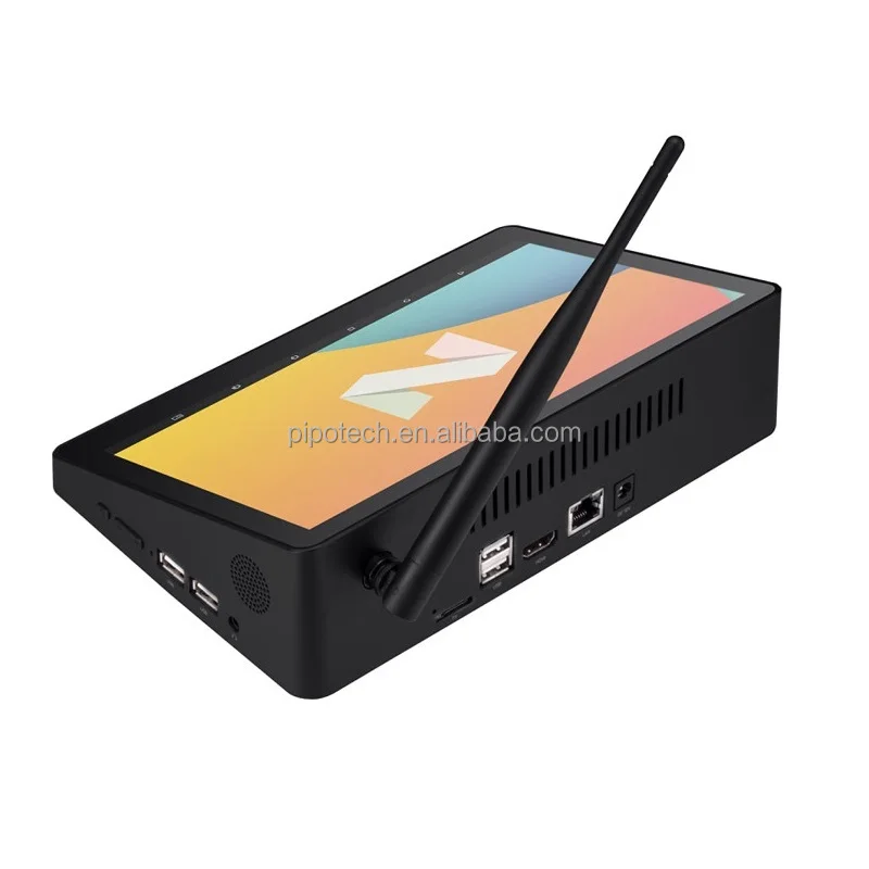 

PiPO factory supply X10S android TV box RK3399 4GB/64GB tv set top box 10.1 Linux Debian set-top box with touch panel