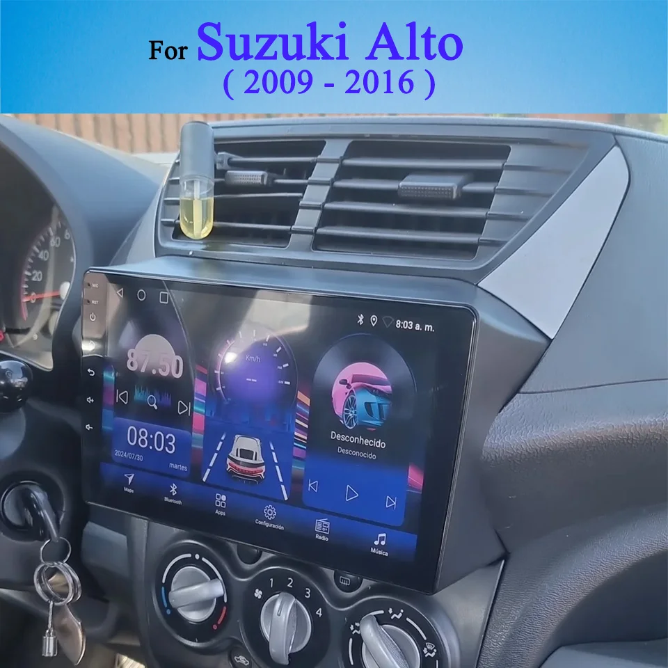 

9'' QLED 8G 128G Car Radio Stereo Video Music Player GPS Navi Tape For Suzuki Alto 2009 2010 2012 2016 DVD Cassette 4G Lte WiFi