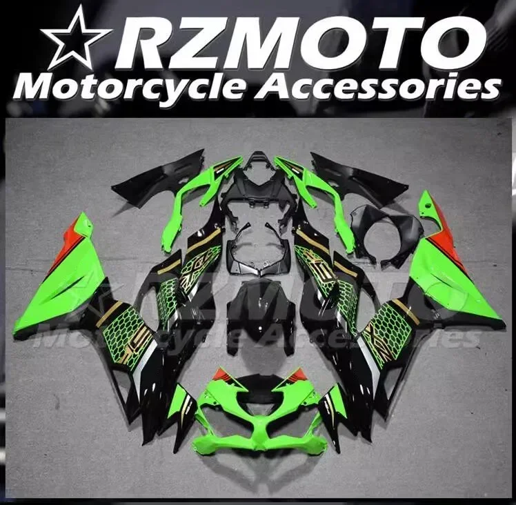 

4Gifts New ABS Fairings Kit Fit For Kawasaki ZX-6R ZX6R 2019 2020 2021 2022 2023 636 19 20 21 22 23 Bodywork Set Custom Green