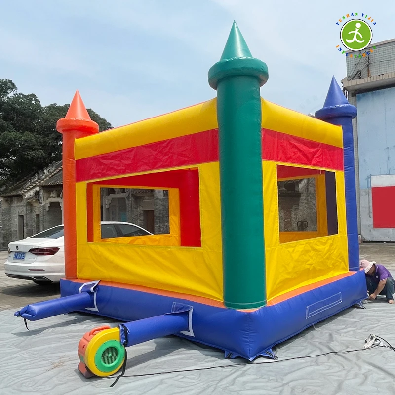 

2023 Hotsale High Quality Party Rental Equipment PVC Inflatable Jumping Bouncer Portable Red Bounce House For Sale