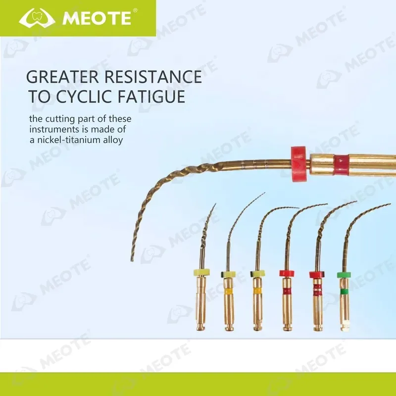 Hot Sale 5 pcs Silver 6Pcs/Box SOCO File SC Nickel Titanium Heat Activation Root Canal Endodontic Files Endodontic