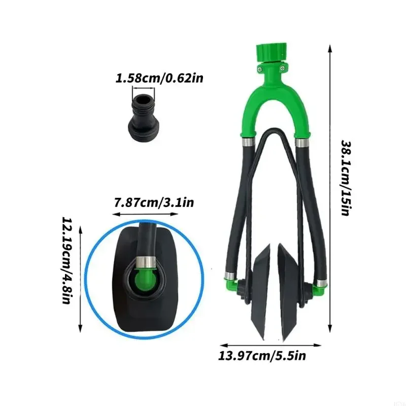 أداة شطف المحرك البحري المدمجة تطيل عمر المحرك، اتصال سريع، توافق خرطوم الحديقة يتضمن خرطوم 5/8 بوصة X37F #6