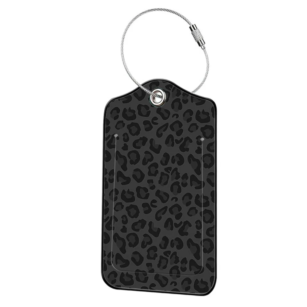 

New Letter Style Luggage Tag Soft Travel Accessories Luggage Label Straps PVC Backpack Accessories Name ID Address Tags