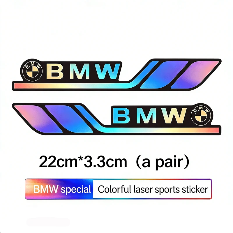 

BMW G20 G21 G28 G30 G38 G01 G05 G07 F30 F10 F15 F25 E90 F18 G70 logo body decoration sticker mudguard triangle window sticker