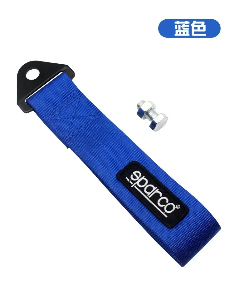 Sparco 24cm Nylon Tow Strap 5 Colors Available High Strength Racing Tow Rope Automatic Tow Strap view 6