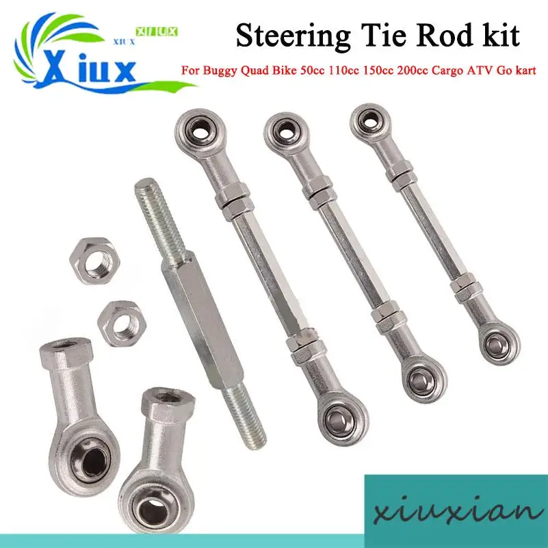 80-240 مللي متر توجيه التعادل قضيب عدة وصلة كروية M8 الكرة النجار الترباس التعادل قضيب للكهرباء أطفال صغيرة ATV الذهاب كارت عربات التي تجرها الدواب رباعية الترابية دراجة الطرق غير الممهدة