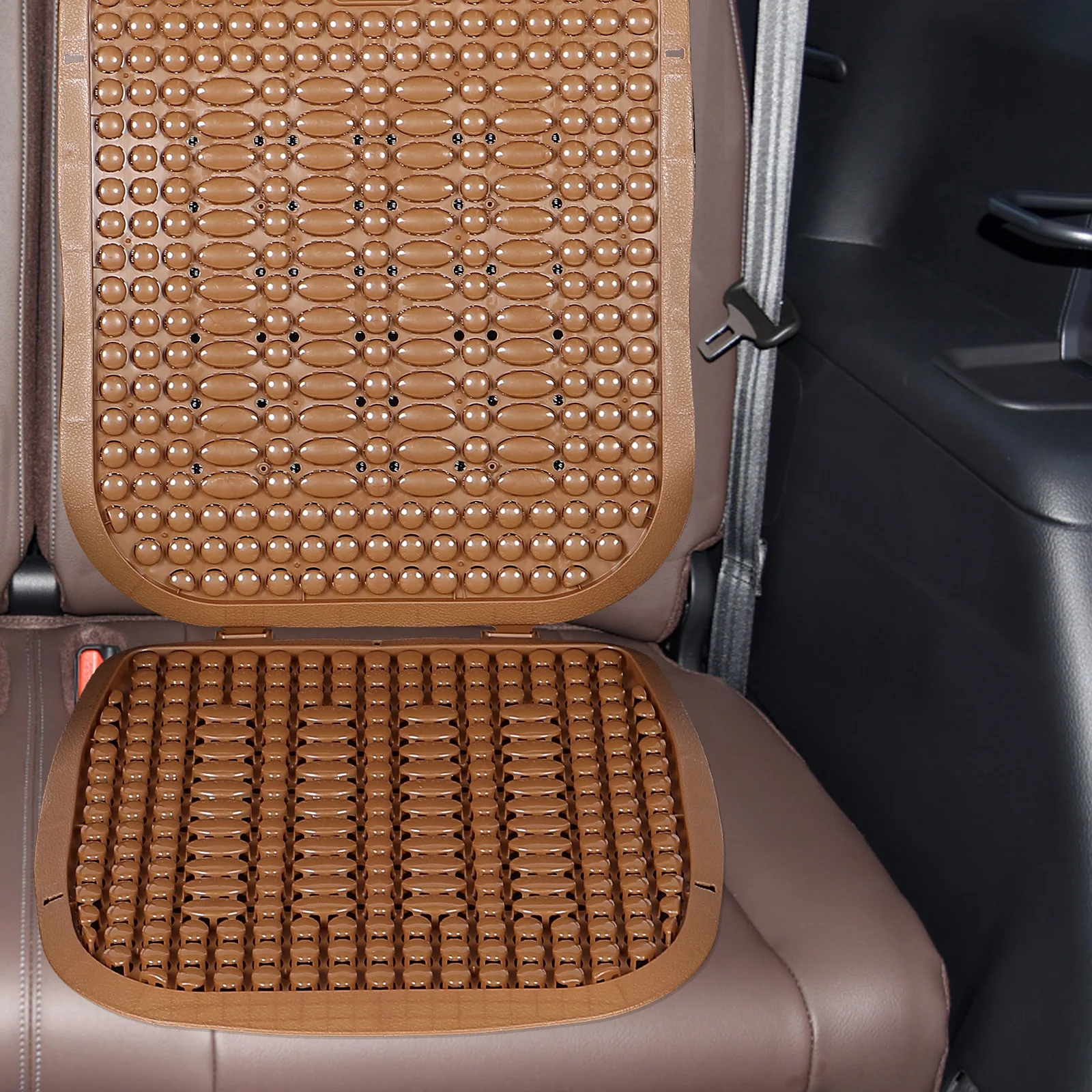 

1pcs Summer Cool Cushion Van Bus Car Ventilated Beaded Mat Floor Driver Seat Cover Waterproof Outdoor Use Comfortable Car Seat