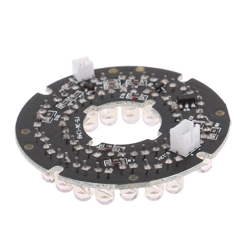 IR 36 LED 모니터 필 라이트 카메라 액세서리, 주간 야간 투시경, 적외선 램프 패널, DC 12V F5 램프 비즈 보드, 1 개